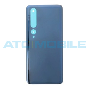 Zadn&iacute; kryt Xiaomi Mi 10 5G &scaron;ed&yacute;/čern&yacute;, origin&aacute;ln&iacute; - 550500007M1L