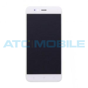 Displej + dotyk + kryt Xiaomi Mi A1, b&iacute;l&yacute;