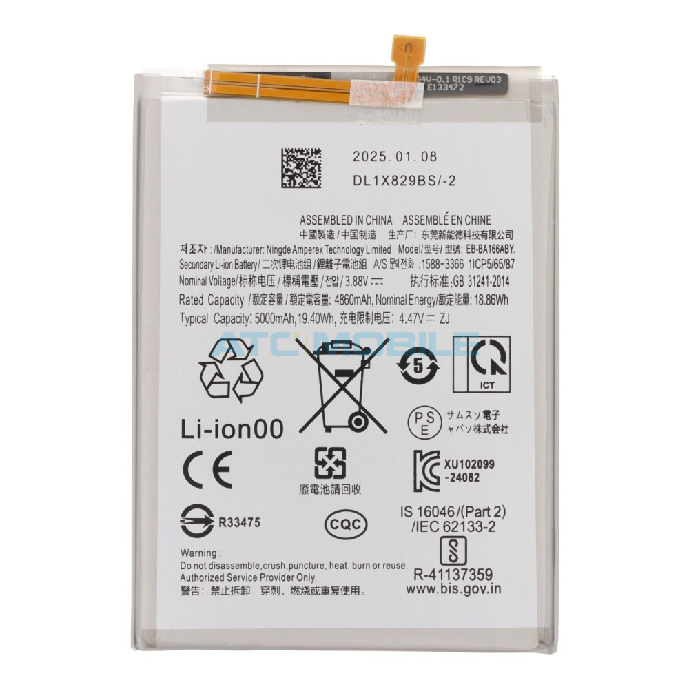 EB-BA166ABE Samsung Galaxy A17 5G (SM-A176B) 128GB černý