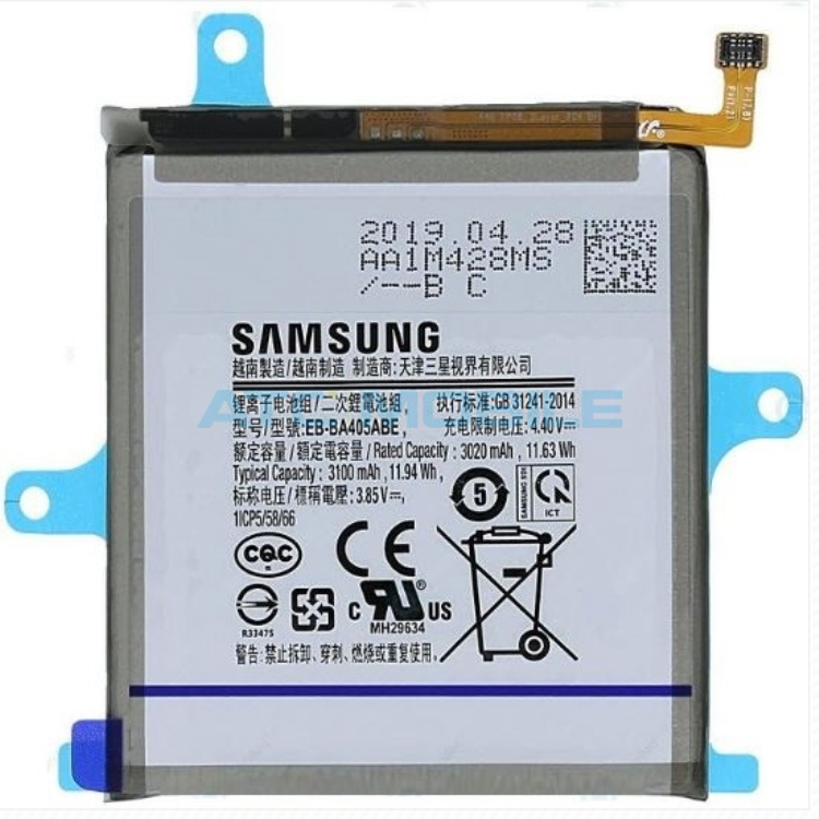EB-BA405ABE Sklíčko kamery Samsung Galaxy A10 (SM-A105), A20 (SM-A205), A30 (SM-A305), A40 (SM-A405) černé