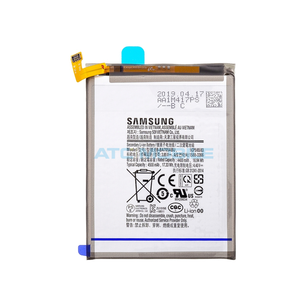 EB-BA705ABU CELLY Gelskin Samsung Galaxy A70 (SM-A705F) - zadní měkký kryt bezbarvý