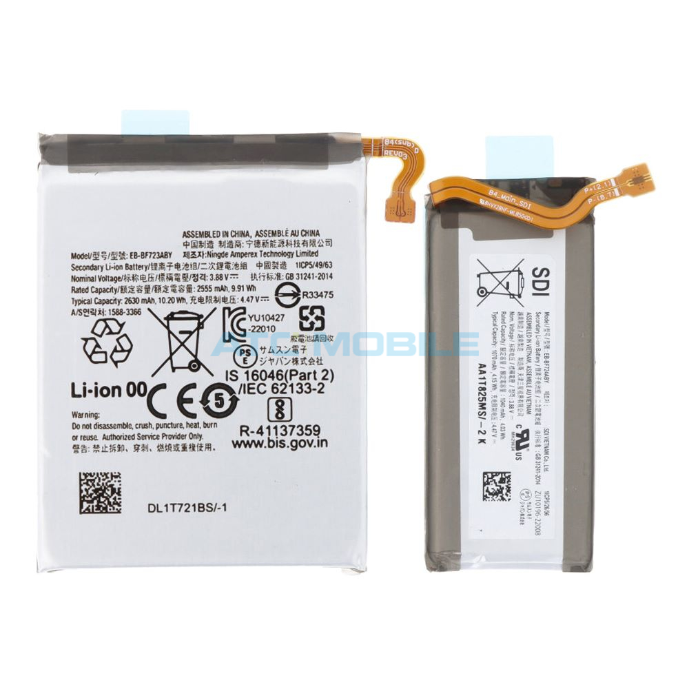 EB-BF723ABY-OEM Zadní kryt baterie Samsung Galaxy Z Flip 4 (SM-F721) Rose Gold