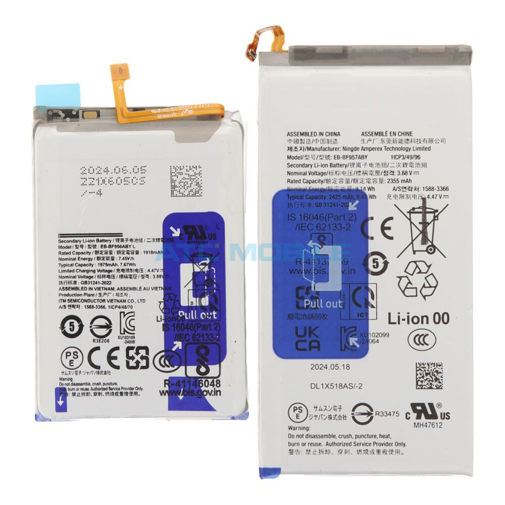 Samsung baterie EB-BF956ABE/EB-BF957ABE Galaxy Z Fold 6 (SM-F956B) OEM (2ks) Samsung baterie EB-BF956ABE/EB-BF957ABE Galaxy Z Fold 6 (SM-F956B) OEM (2ks)