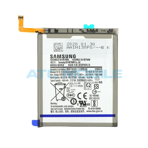 Samsung baterie EB-BG985ABY Galaxy S20+ (SM-G985, SM-G986) - GH82-22133A Samsung baterie EB-BG985ABY Galaxy S20+ (SM-G985, SM-G986) - GH82-22133A