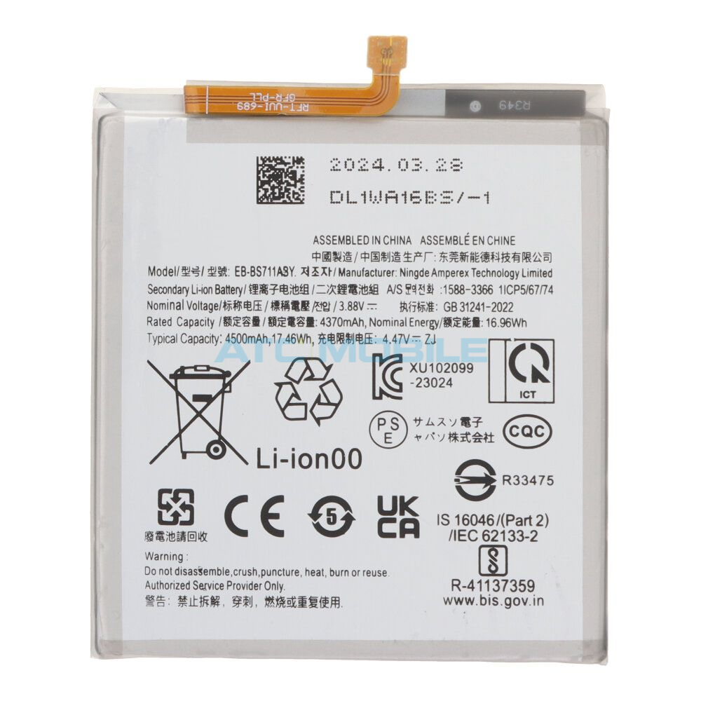 EB-BS711ABY Pouzdro Shield4U Samsung Galaxy S23 FE (SM-S711B) otevírací modrý