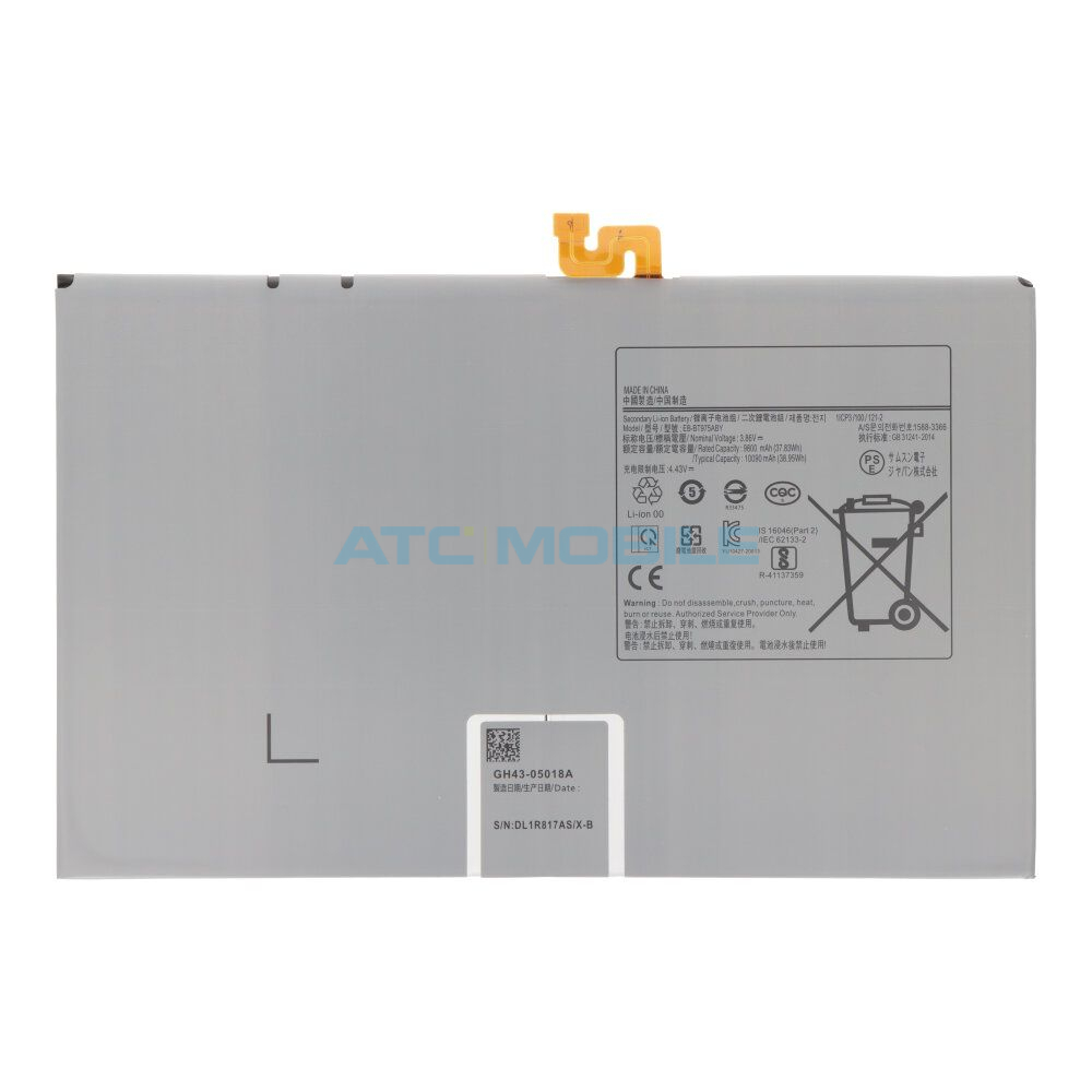 EB-BT975ABY Displej + dotyk Samsung Galaxy Tab S7+ (SM-T970, T976) černý (Service Pack) - GH82-23407A/GH82-23864