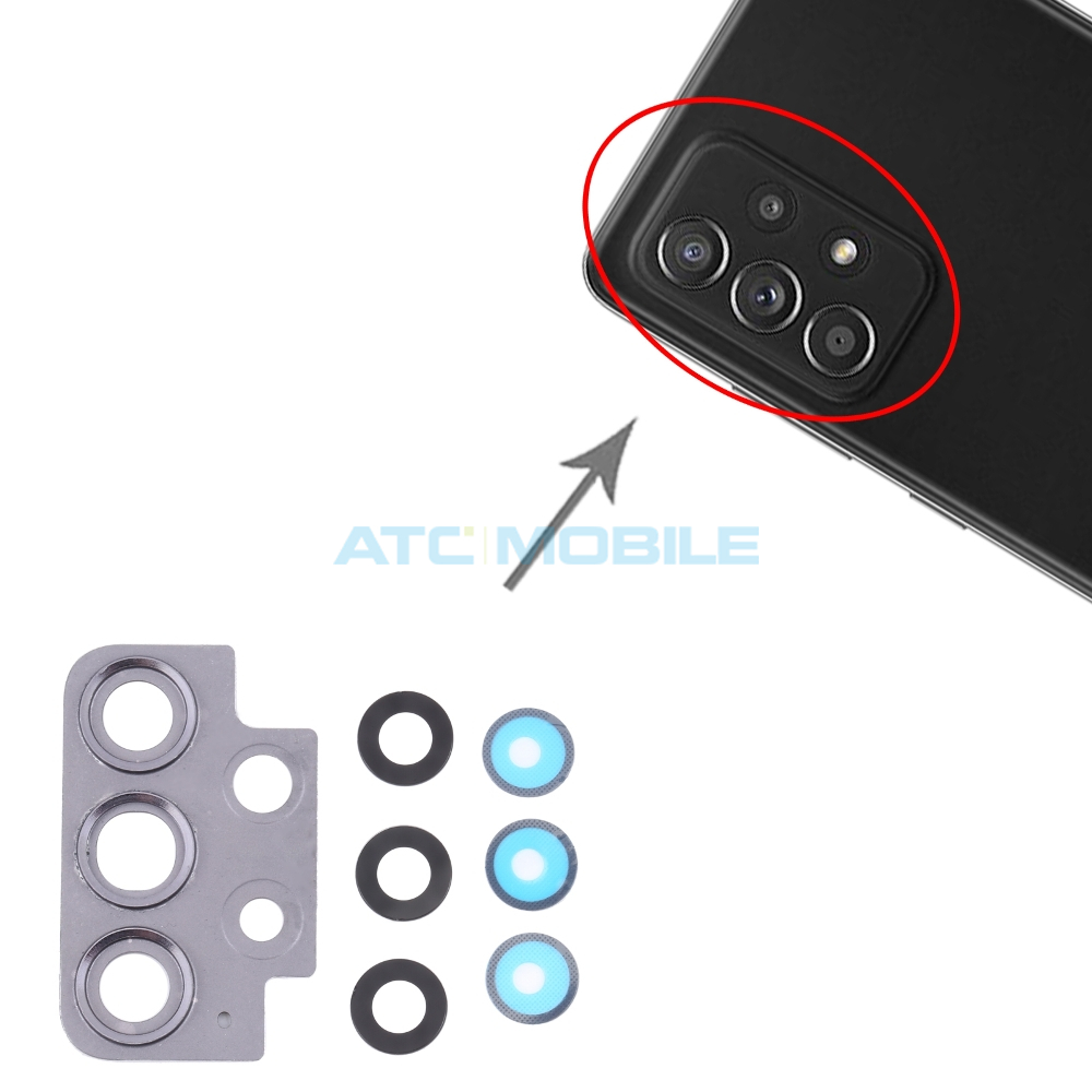 SGA525-CAMLENS Fixed zadní měkký kryt Samsung Galaxy A52 4G (SM-A525), A52 5G (SM-A526), A52s 5G (SM-A528B) čirý