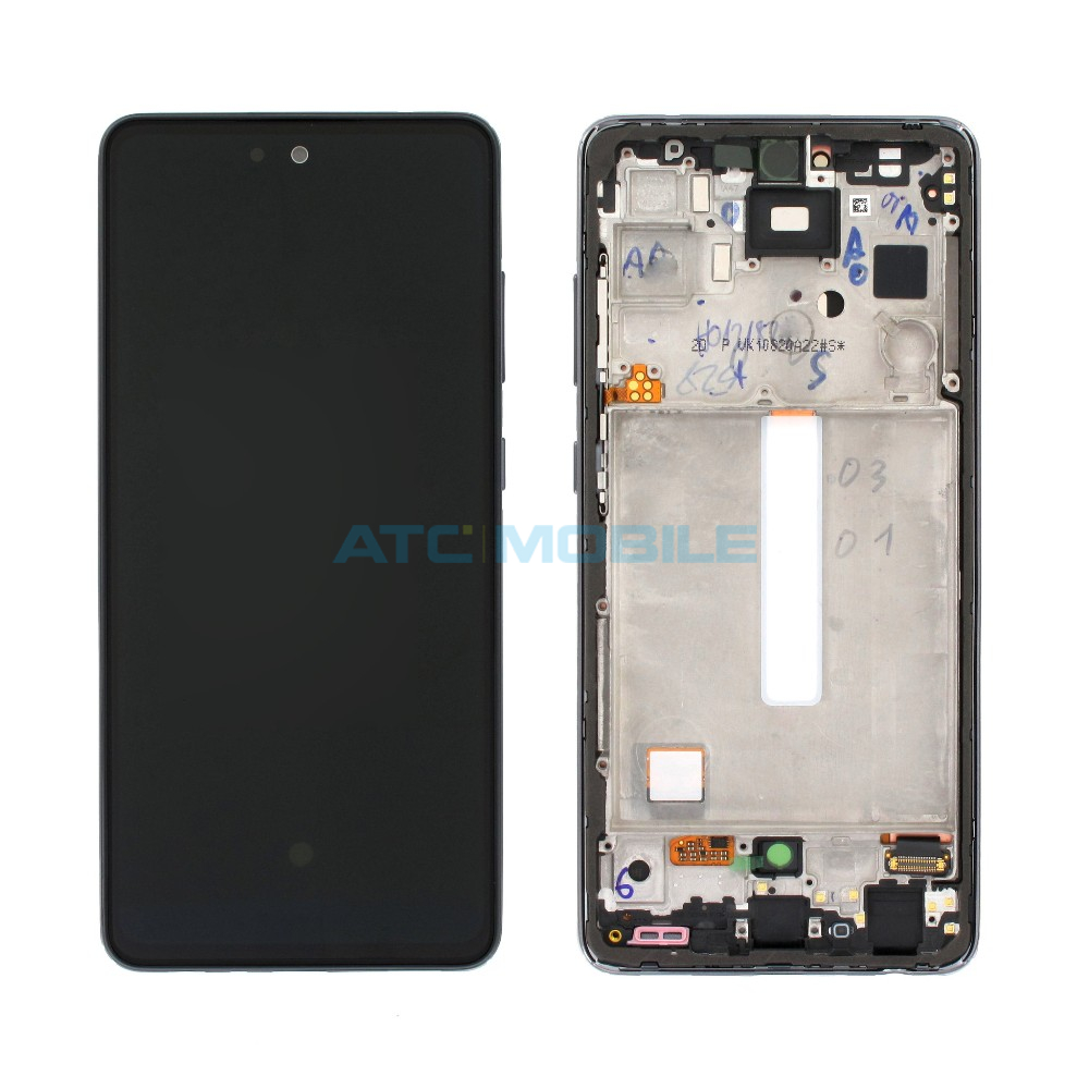 SGA528-LCDBLACK Fixed zadní měkký kryt Samsung Galaxy A52 4G (SM-A525), A52 5G (SM-A526), A52s 5G (SM-A528B) čirý