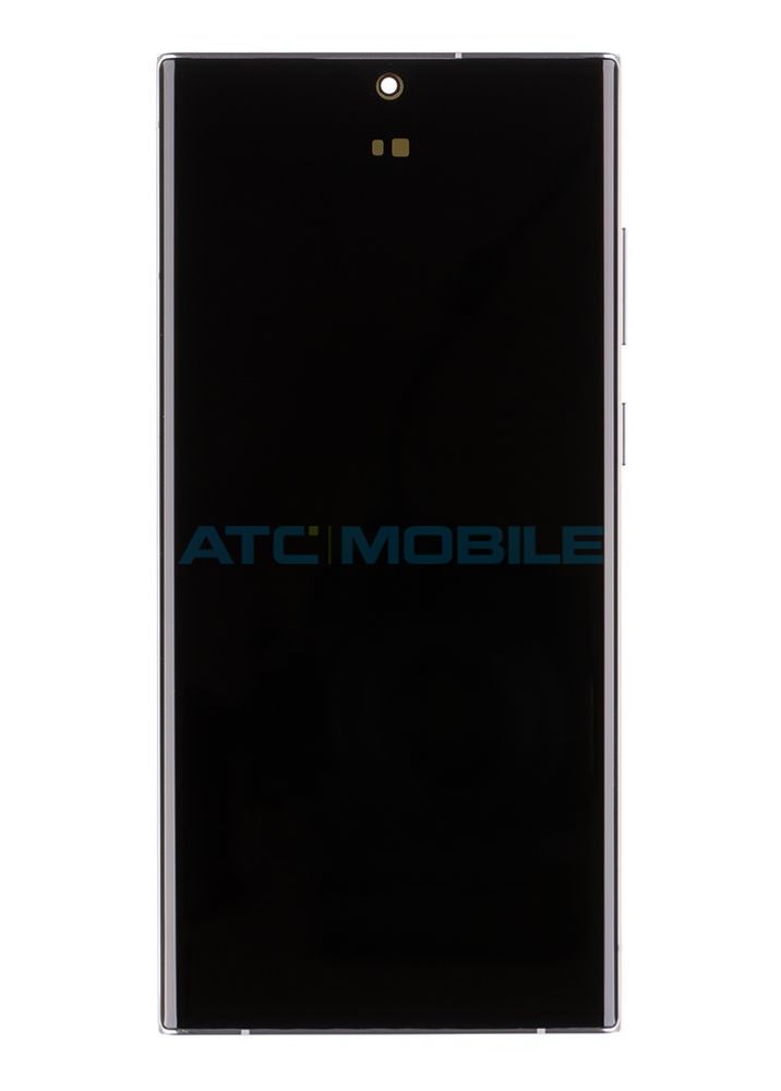 SGS908-LCDOWH Displej + dotyk + r&aacute;m Samsung Galaxy S22 Ultra 5G (SM-S908B) čern&yacute; (Phantom Black) Premium OLED