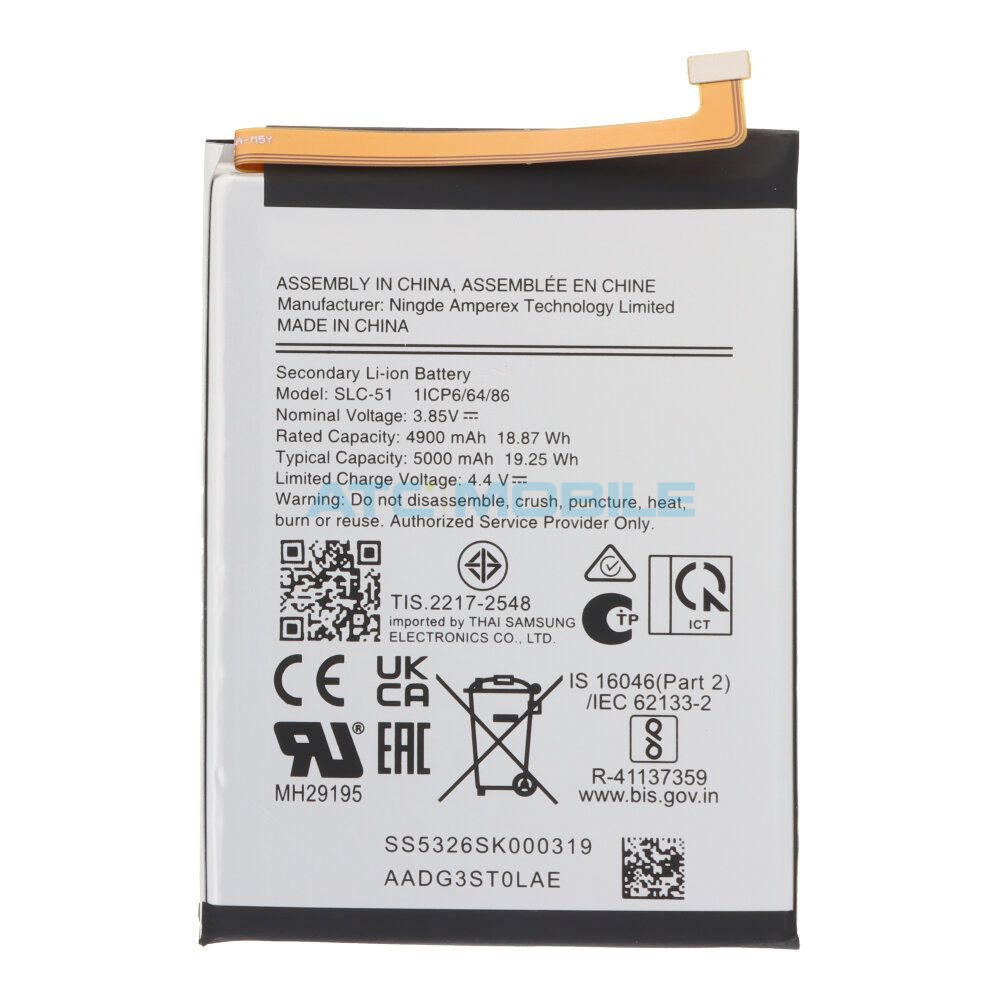 SLC-51-OEM Samsung baterie SLC-51 5000 mAh Galaxy A05s (SM-A057G) včetně lepení (Service Pack) - GH81-24363A