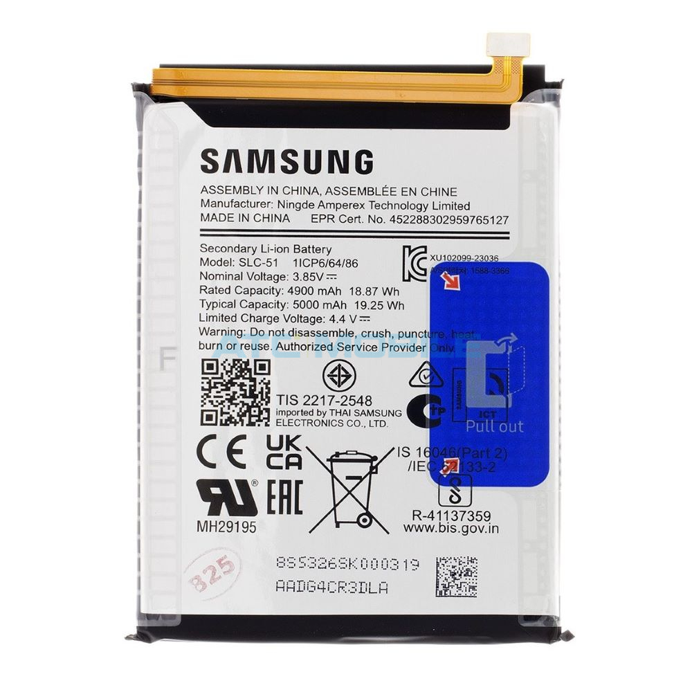 Samsung baterie SLC-51 5000 mAh Galaxy A05s (SM-A057G) včetně lepení (Service Pack) - GH81-24363A Samsung baterie SLC-51 5000 mAh Galaxy A05s (SM-A057G) včetně lepení (Service Pack) - GH81-24363A