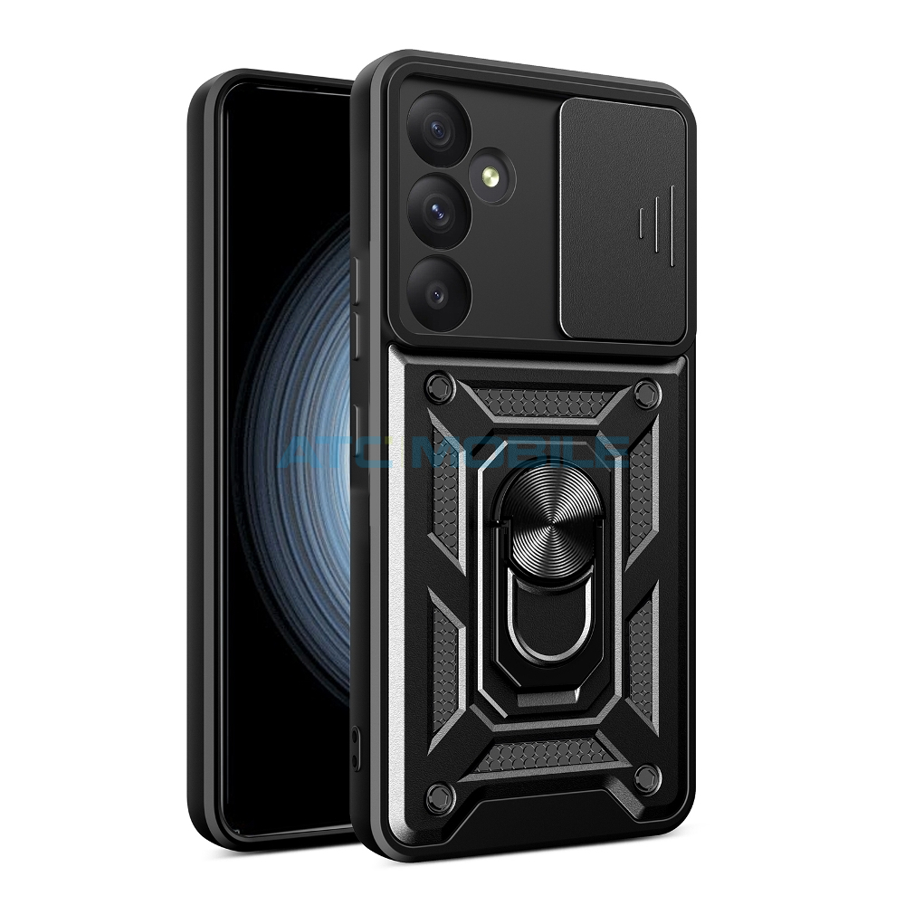 ATC-BCKSPCS-SGA556BK Shockproof Camera Sliding kryt Shield4U Samsung Galaxy A35 5G (SM-A356), A55 5G (SM-A556) s uzavření