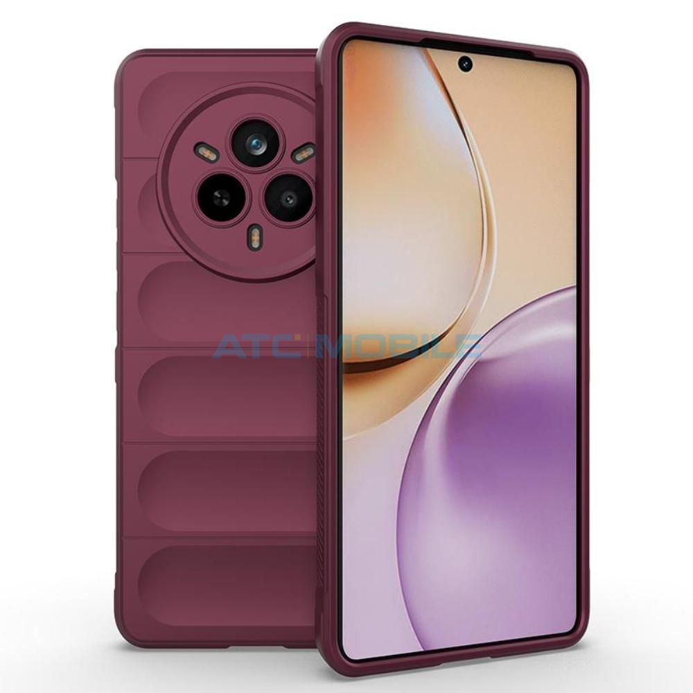 Shockproof Flannel Shield4U kryt Realme 14 Pro 5G (RMX5056) bordo (Wine Red) Shockproof Flannel Shield4U kryt Realme 14 Pro 5G (RMX5056) bordo (Wine Red)