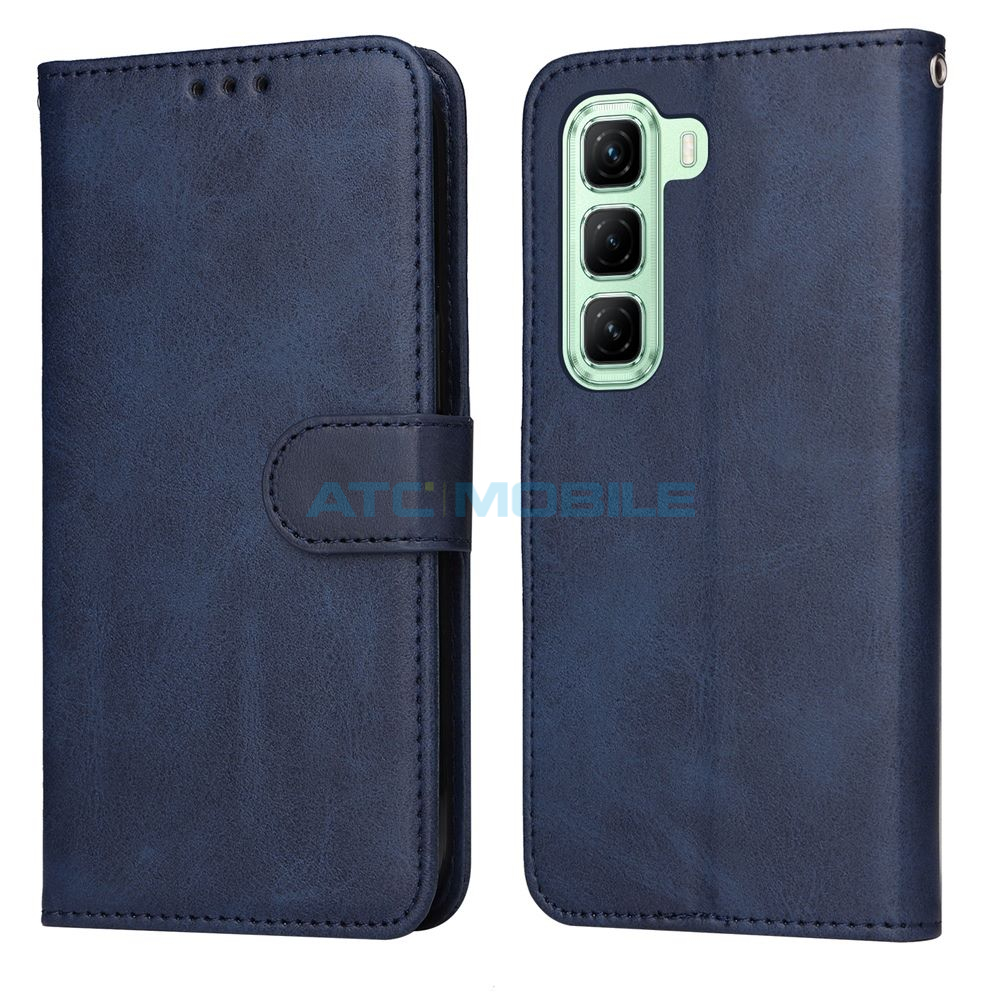 ATC-BOOK-INFH505GBL Pouzdro Shield4U Infinix Hot 50 5G (X6720) Classic Calf Rose Gold