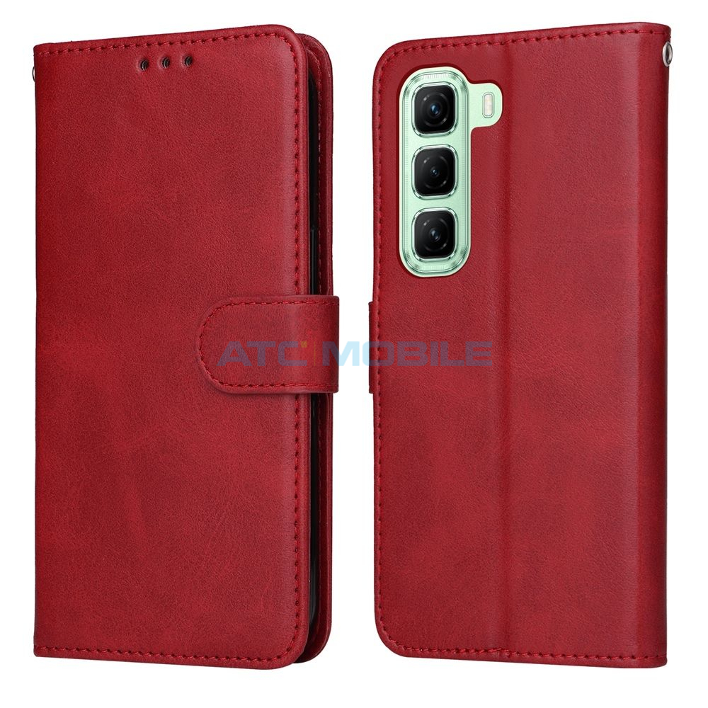 ATC-BOOK-INFH505GRD Pouzdro Shield4U Infinix Hot 50 5G (X6720) Classic Calf Rose Gold
