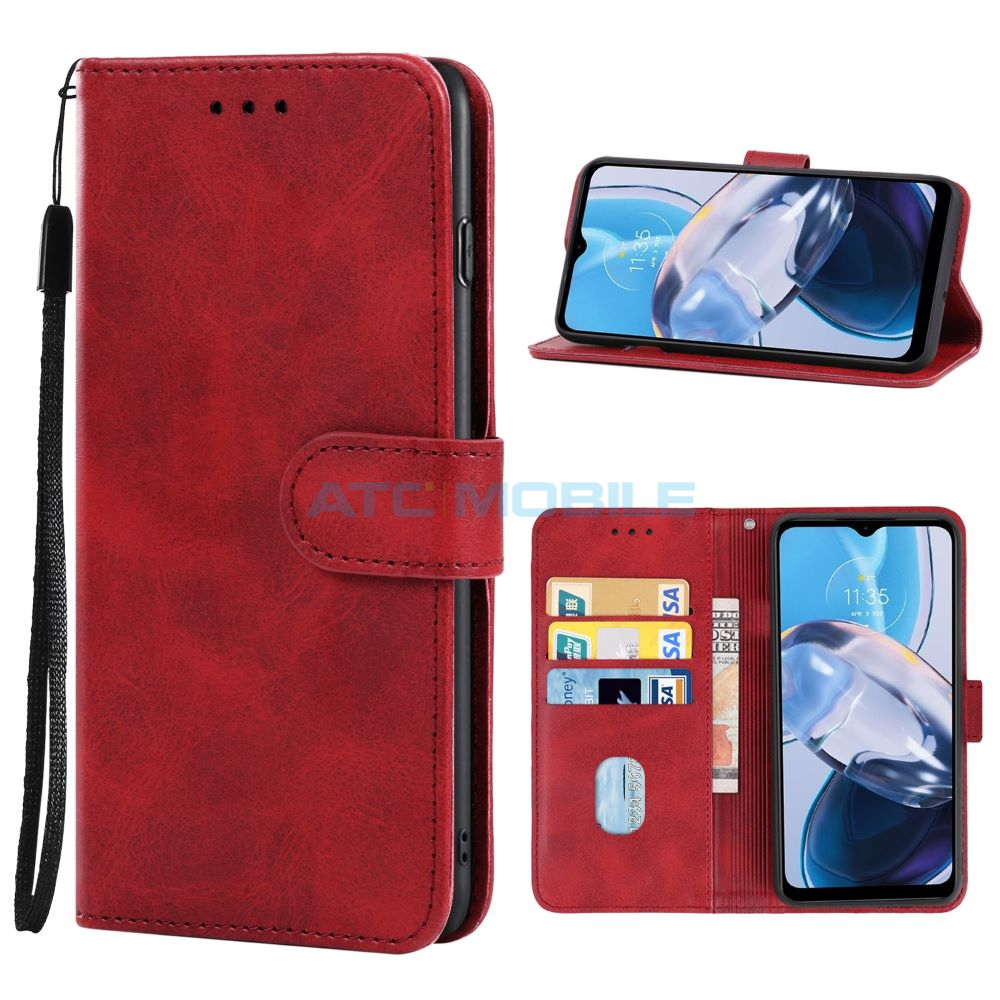 Pouzdro Shield4U Motorola Moto E22 (XT2239) otevírací červené Pouzdro Shield4U Motorola Moto E22 (XT2239) otevírací červené