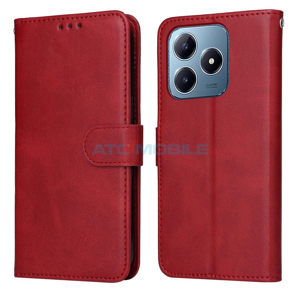 ATC-BOOK-REALN60RD Pouzdro Shield4U Realme Note 60 (RMX3933), C61, C63 (RMX3939) Classic Calf černé