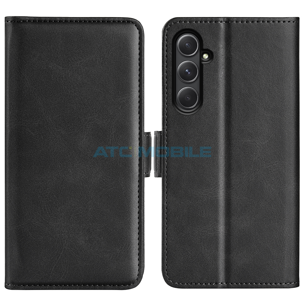 ATC-BOOK-SGA556BK Shockproof Camera Sliding kryt Shield4U Samsung Galaxy A35 5G (SM-A356), A55 5G (SM-A556) s uzavření