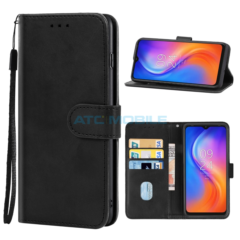 Pouzdro Shield4U Tecno Spark 8T otevírací černé Pouzdro Shield4U Tecno Spark 8T otevírací černé