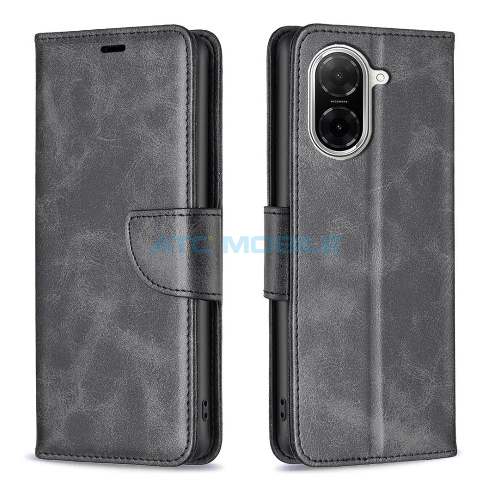 Pouzdro Shield4U Xiaomi Redmi A5 4G Lambskin Texture otevírací černé Pouzdro Shield4U Xiaomi Redmi A5 4G Lambskin Texture otevírací černé