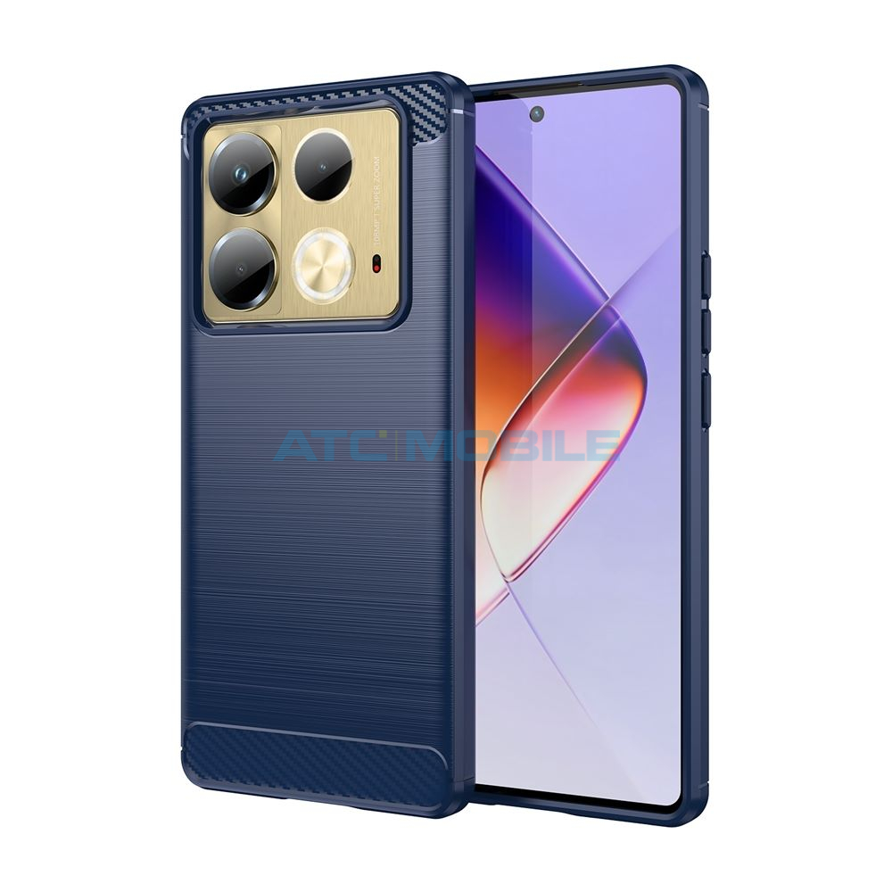 ATC-CARBONBC-INFN40BL Tvrzen&eacute; sklo Shield4U Infinix Note 40 Pro (X6850) -nekryje celou plochu