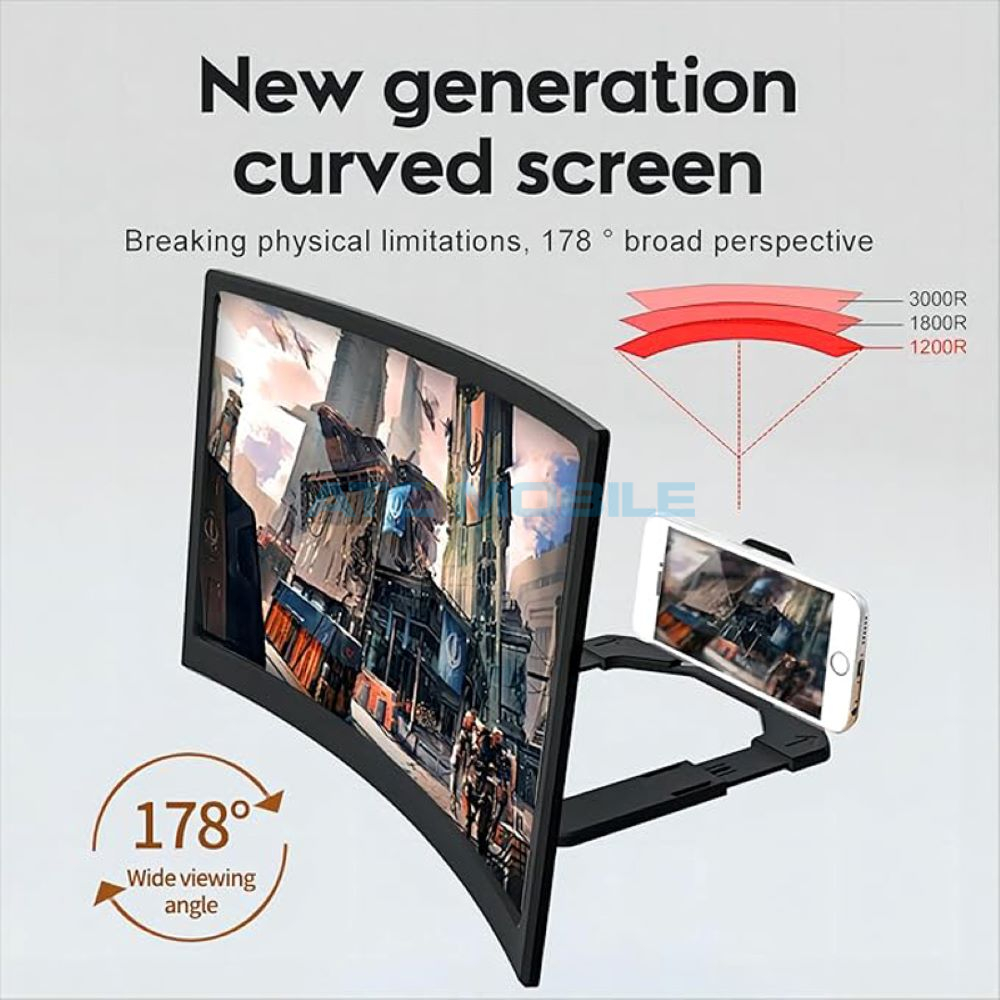ATC-MPWL858 Stojánek se zvětšovacím sklem/lupou Shield4U (Magnifier Phone Projection) 12" skládací box