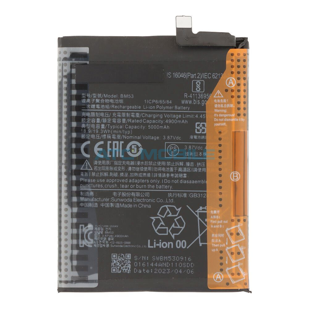 BM53 Lepení krytu baterie Xiaomi Mi 10T, 10T Pro