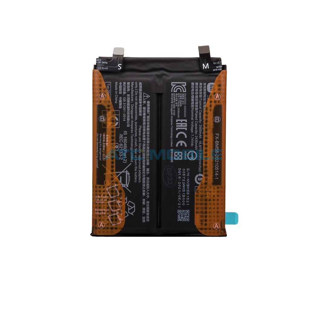BM58 Displej + dotyk Xiaomi 11T, 11T Pro černý