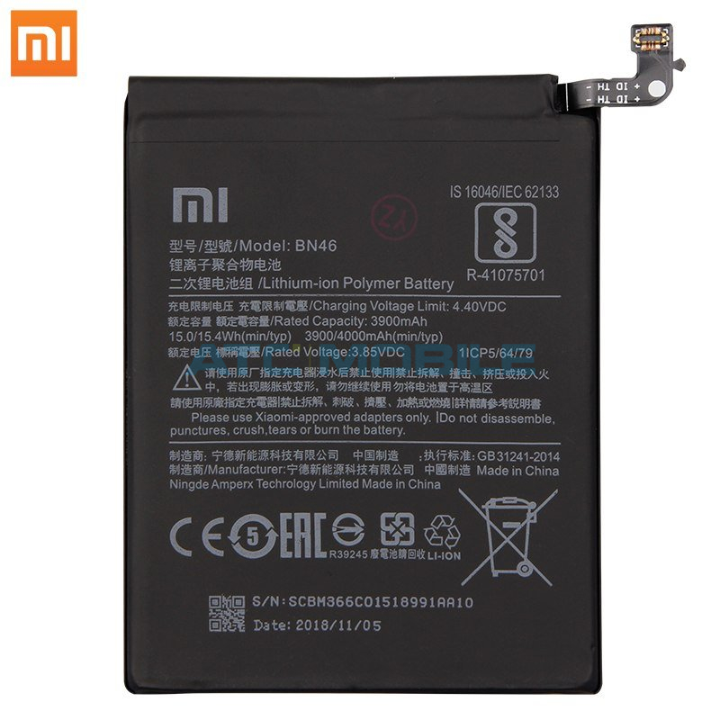 Baterie Xiaomi BN46 4000 mAh (Redmi 7, Redmi Note 6 Pro, Note 8, Note 8T) OEM Baterie Xiaomi BN46 4000 mAh (Redmi 7, Redmi Note 6 Pro, Note 8, Note 8T) OEM