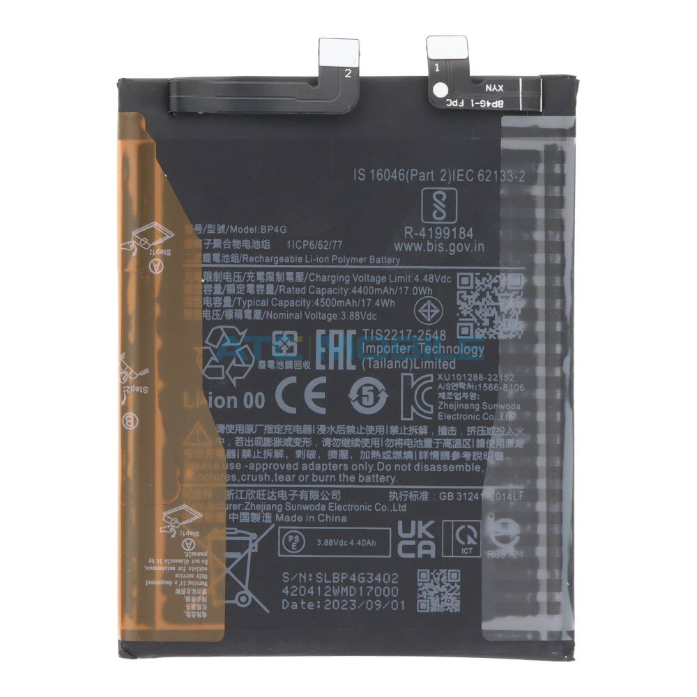 BP4G-OEM Zadní kryt Xiaomi 13 zelený